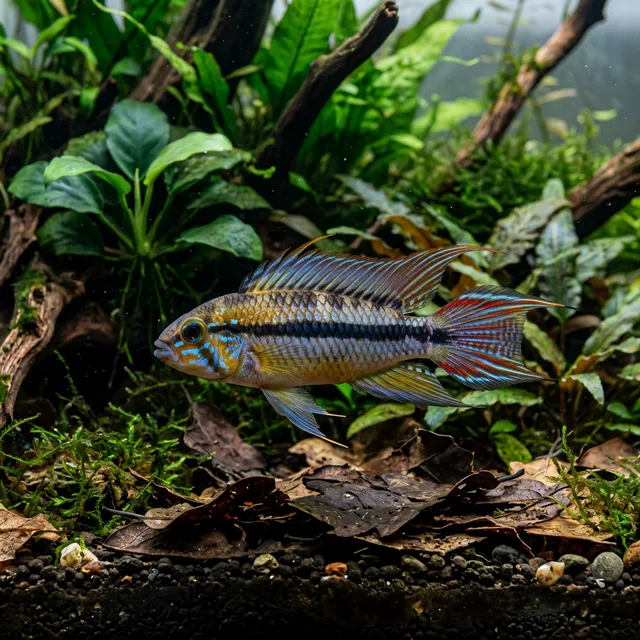 Agassiz's Dwarf Cichlid