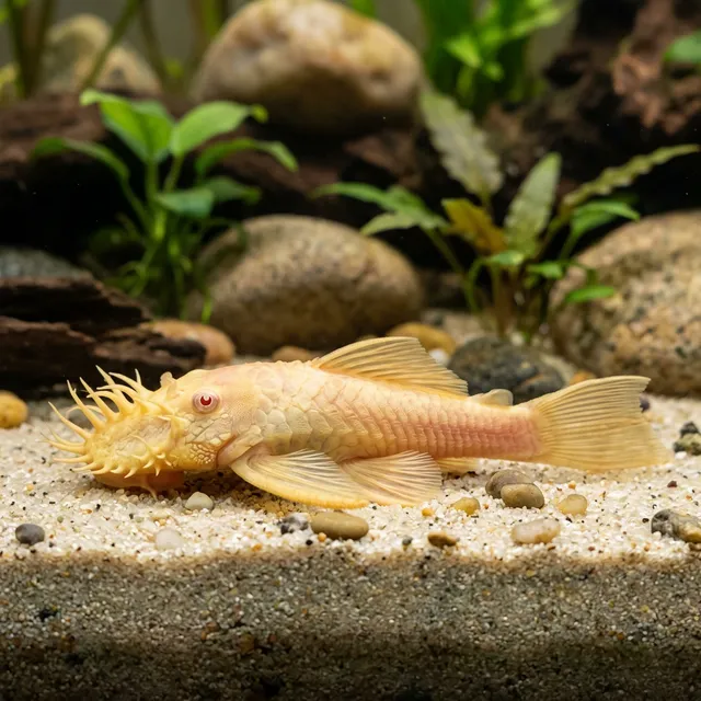 Albino Bristlenose Pleco