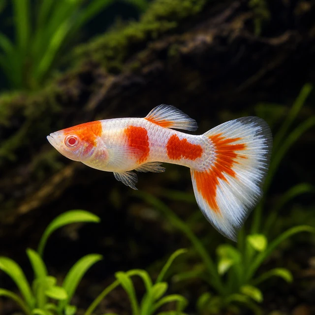 Albino Koi Guppy