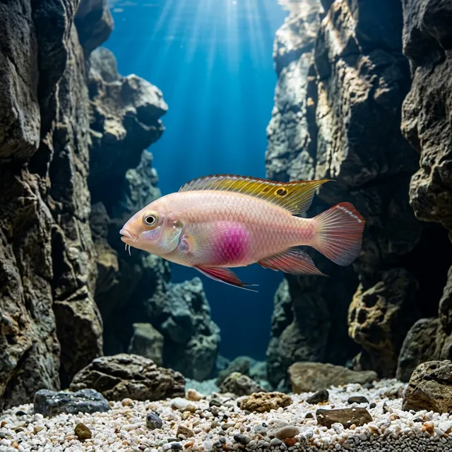 Albino Kribensis