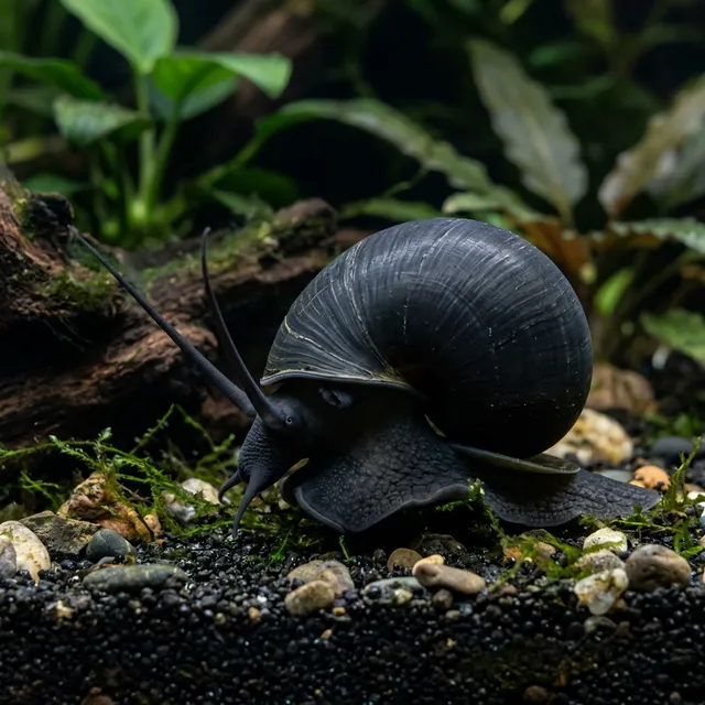 Black Mystery Snail
