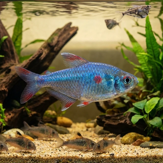 Bleeding Blue Tetra