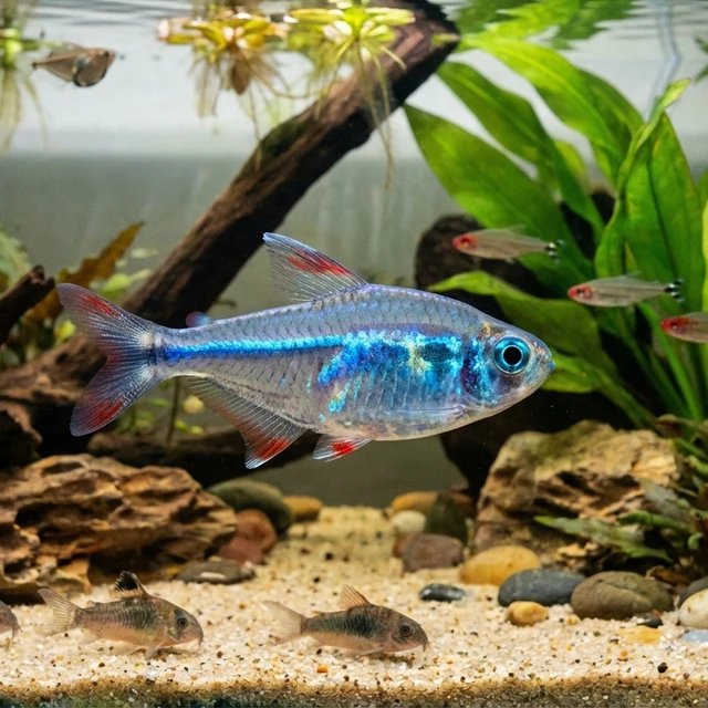 Blue Flash Glass Tetra
