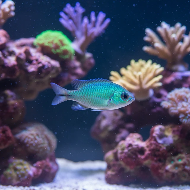 Blue Green Chromis