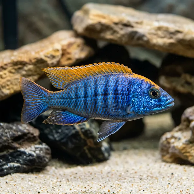 Blue Peacock Cichlid