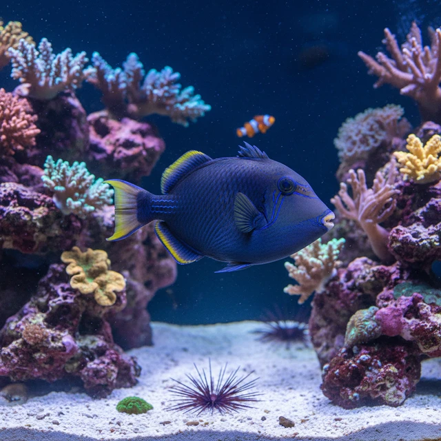 Bluethroat Triggerfish