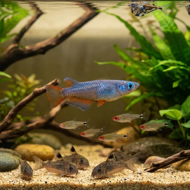 Daisy's Blue Ricefish