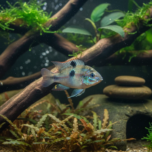 Dwarf Flag Cichlid