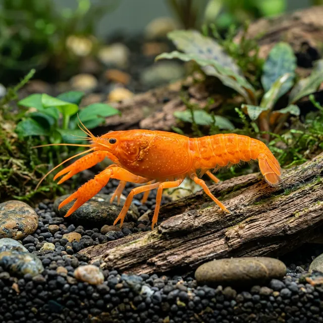 Dwarf Orange Crayfish
