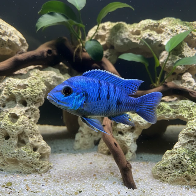 Electric Blue Johanni Cichlid