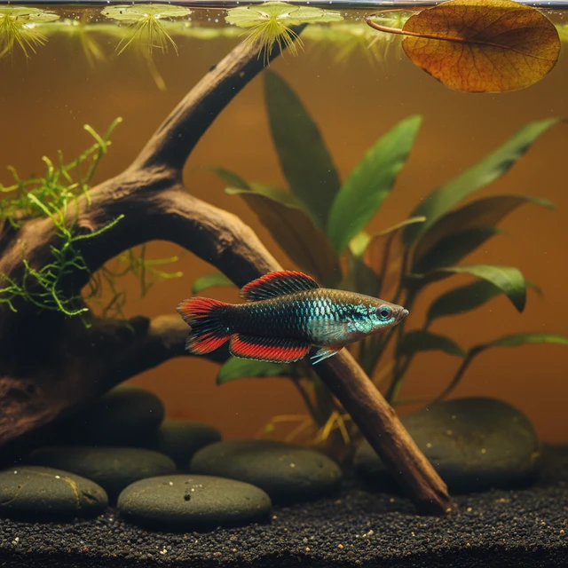 Fire Red Licorice Gourami