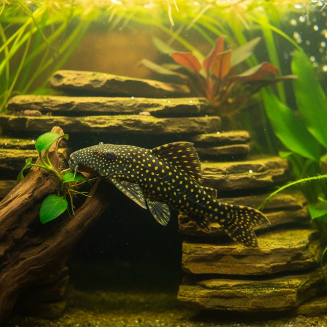 Gold Spot Plecostomus