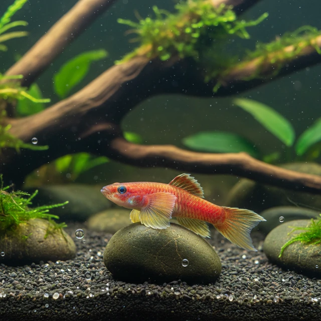 Golden-red Stiphodon