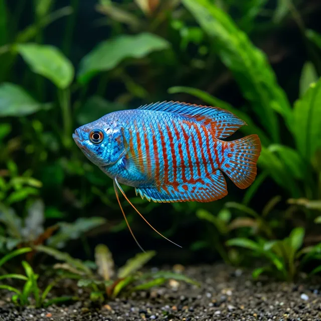 Neon Blue Dwarf Gourami