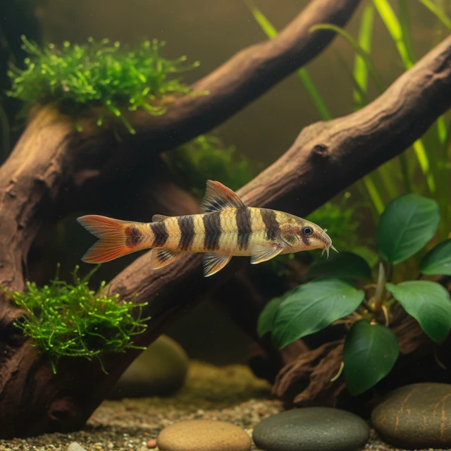 Red-Tailed Squirrel Loach