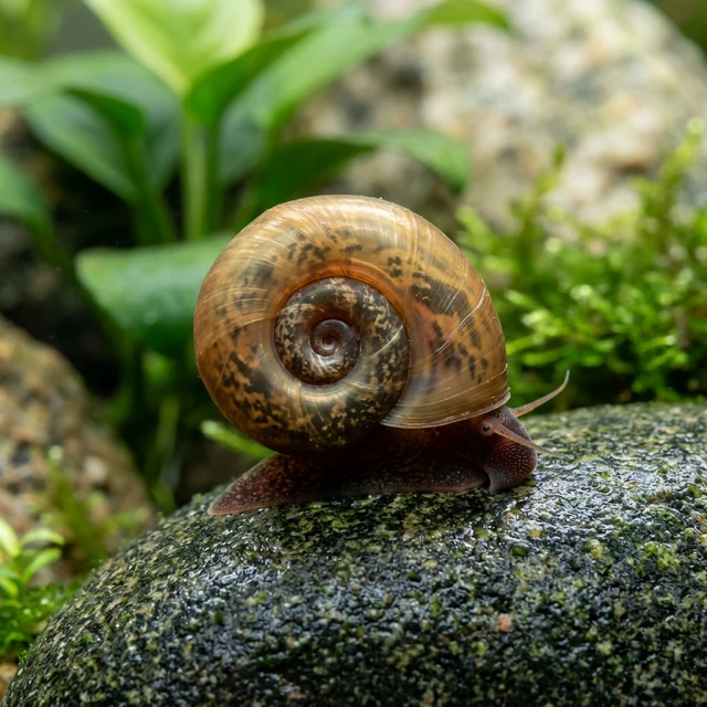 Red Ramshorn Snail