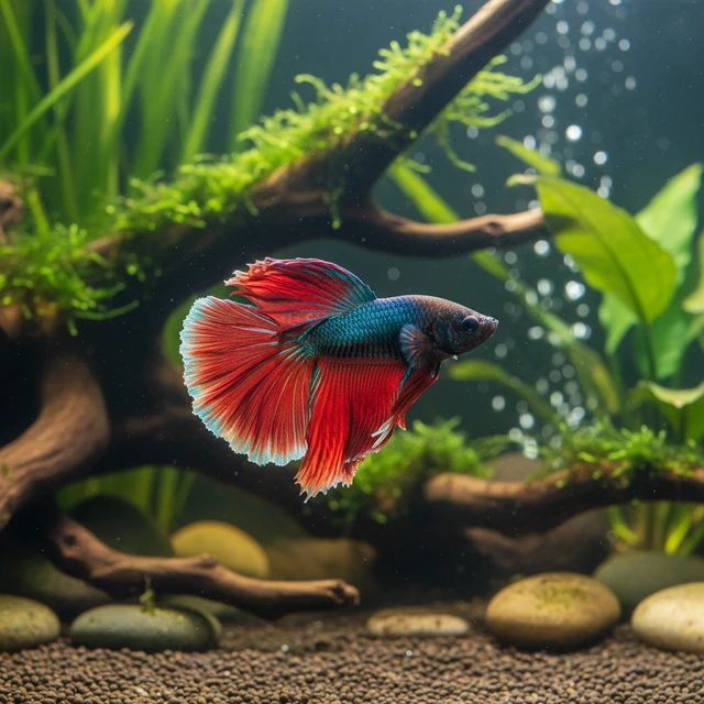Red Skirt Betta