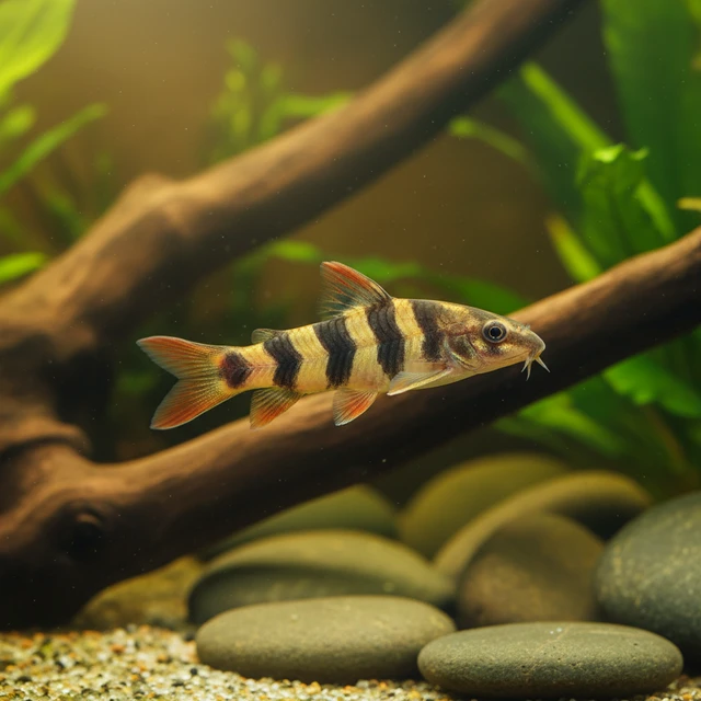 Red Tail Zebra Loach