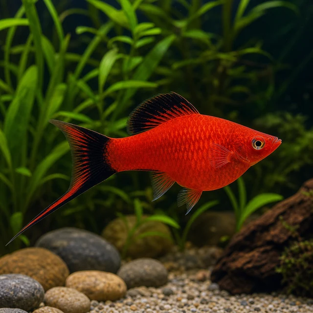 Red Wag Swordtail