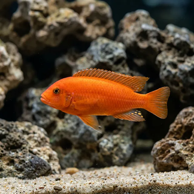 Red Zebra Cichlid