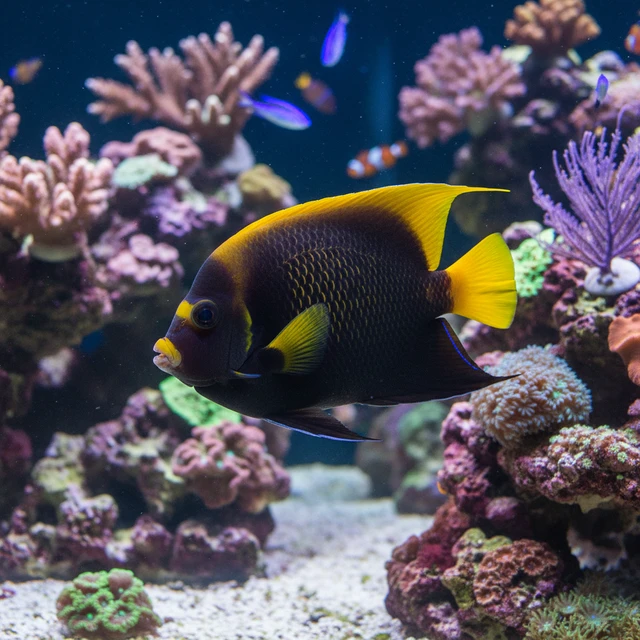 Rock Beauty Angelfish