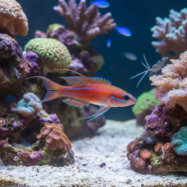 Rose Band Fairy Wrasse