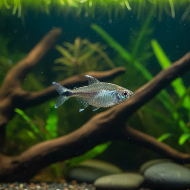 Silvery Black Tailed Tetra