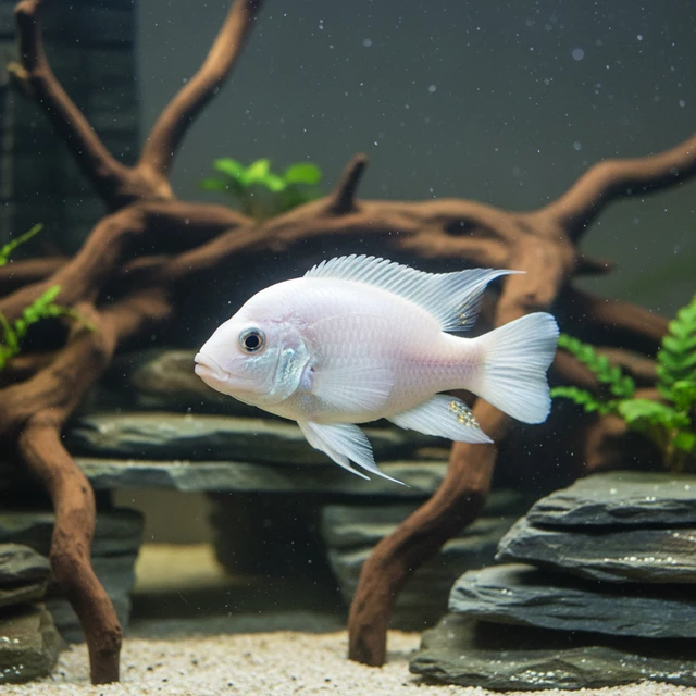 Snow White Cichlid