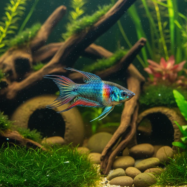 Spike Tailed Paradise Fish