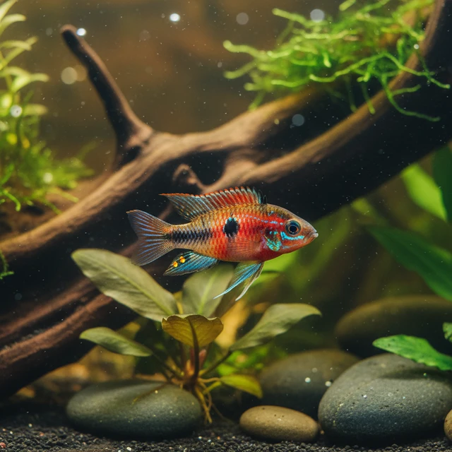 Strawberry Dwarf Cichlid