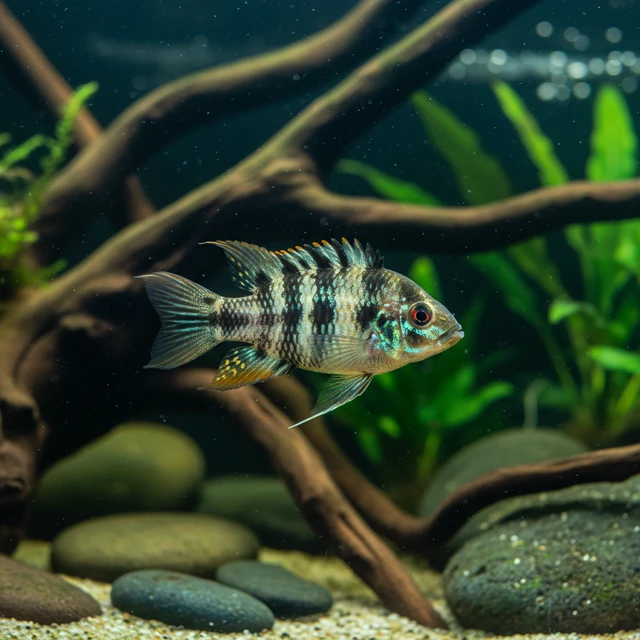 Transvestite Dwarf Cichlid
