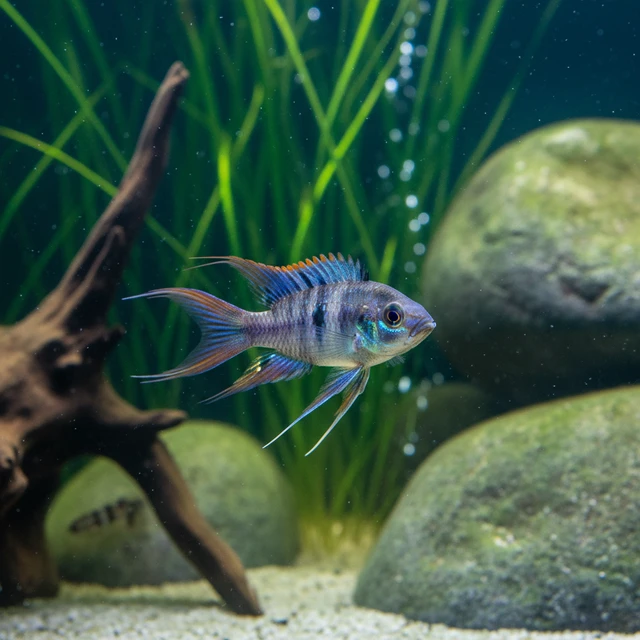 Ventralis Featherfin Cichlid