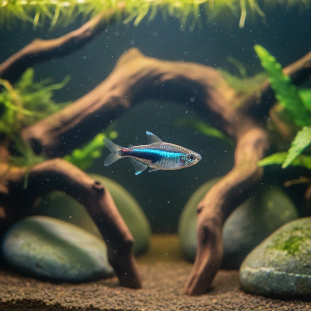 Xingu Black Neon Tetra