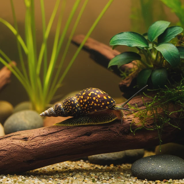 Yellow Spotted Rabbit Snail