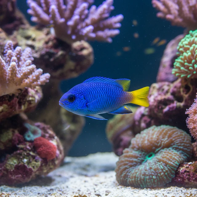 Yellowtail Blue Damselfish
