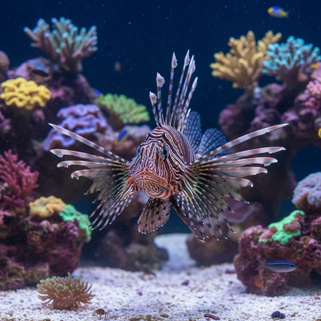 Zebra Dwarf Lionfish